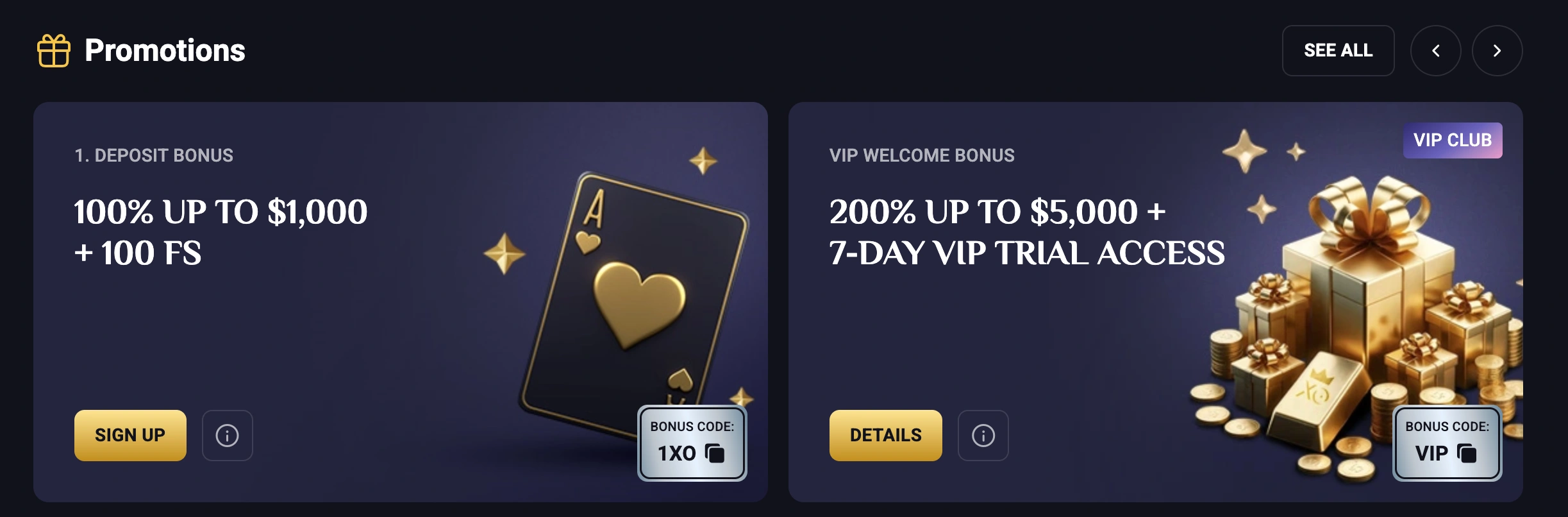 Rollxo Premium Casino - High-end gaming experience